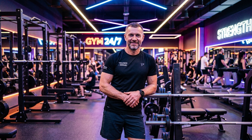 Trener Sergej u teretani - Snaga i Ravnoteža